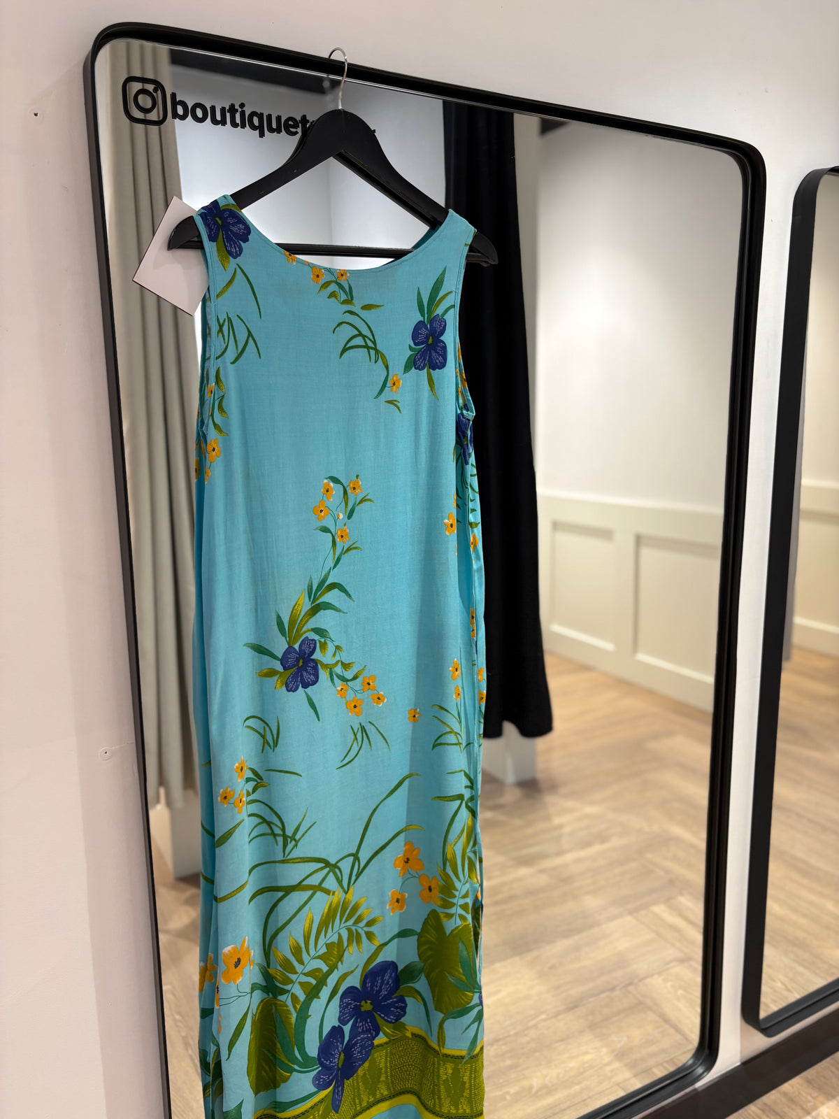 Robe longue à fleurs S
