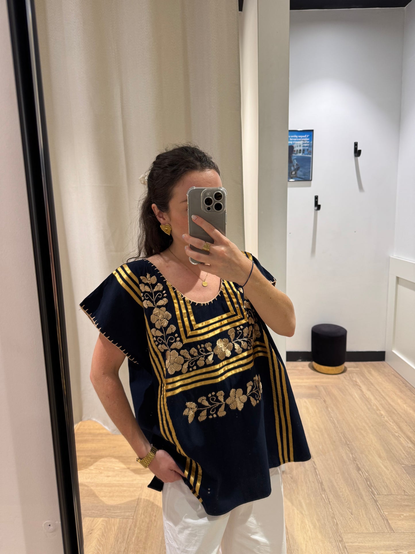 Blouse à motifs L/XL