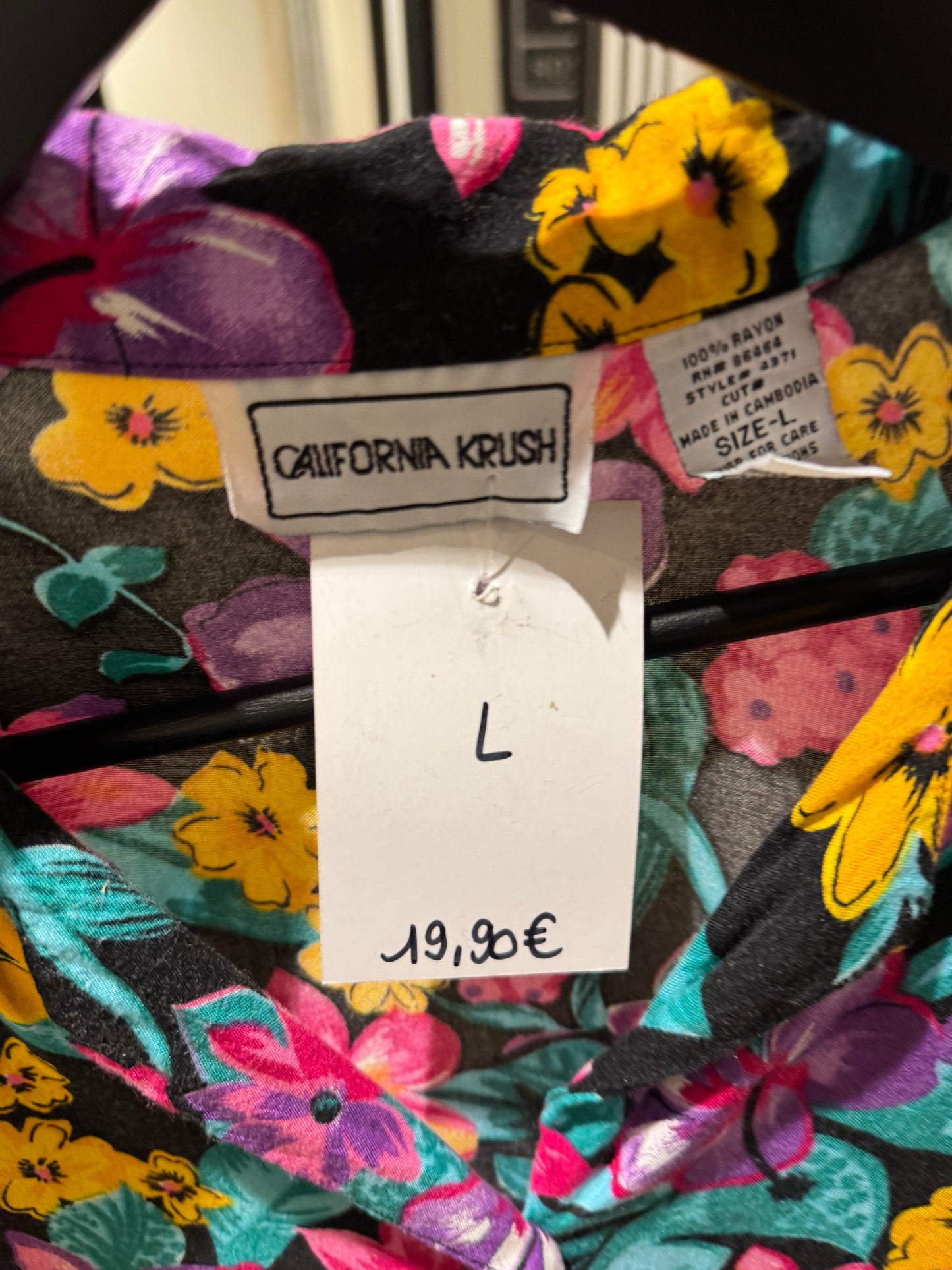 Blouse d’été à fleurs L