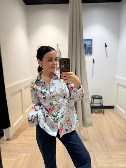 Chemise à fleurs XS/S