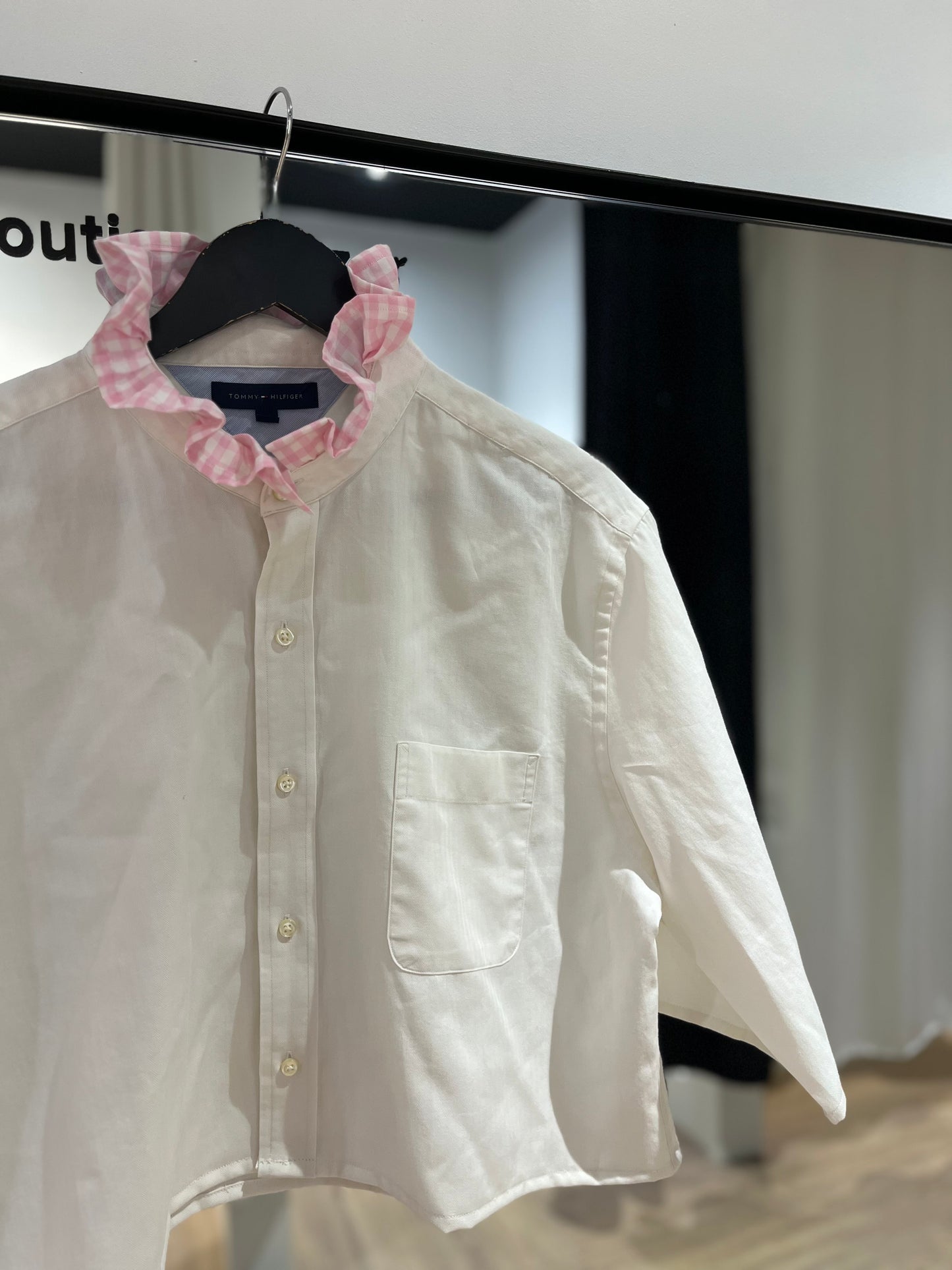 Chemise upcyclée Tommy Hilfiger S