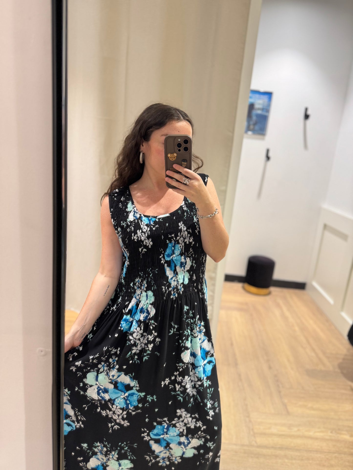 Robe longue d’été à motifs XL