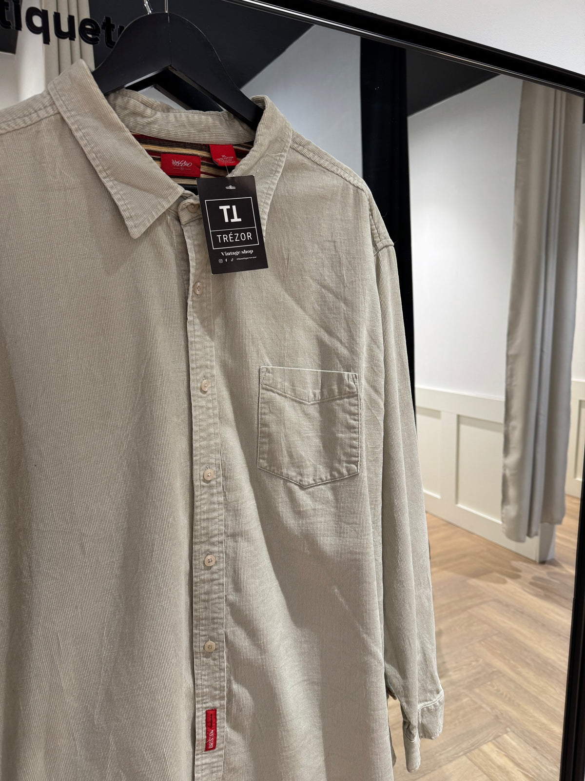 Chemise en velours XL