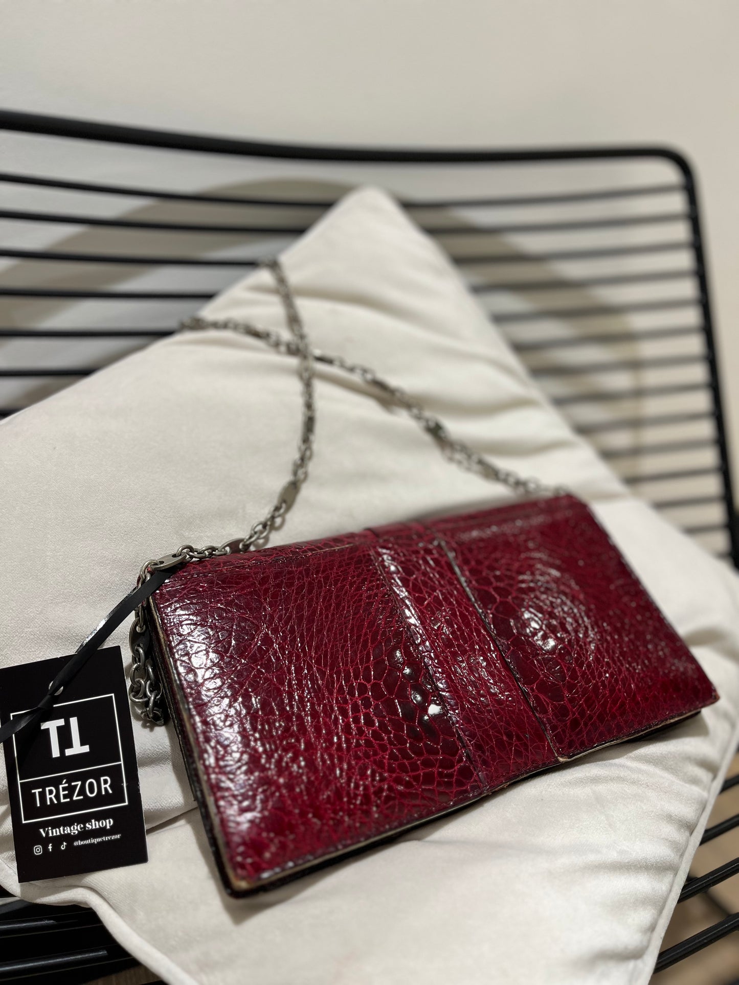 Pochette bandoulière vintage