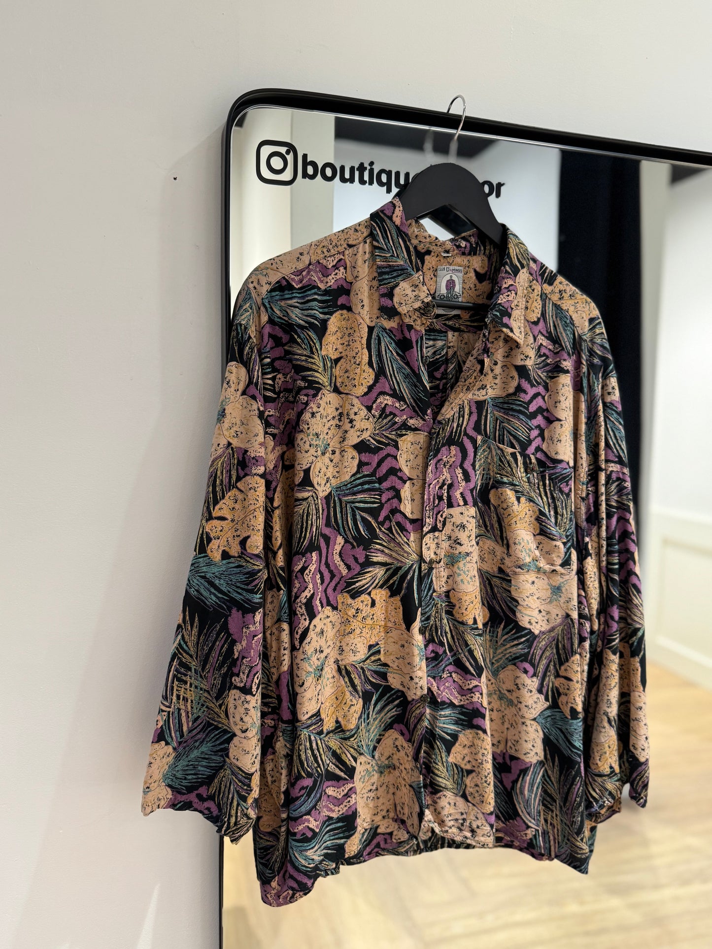 Blouse vintage à motifs 90’s XXL