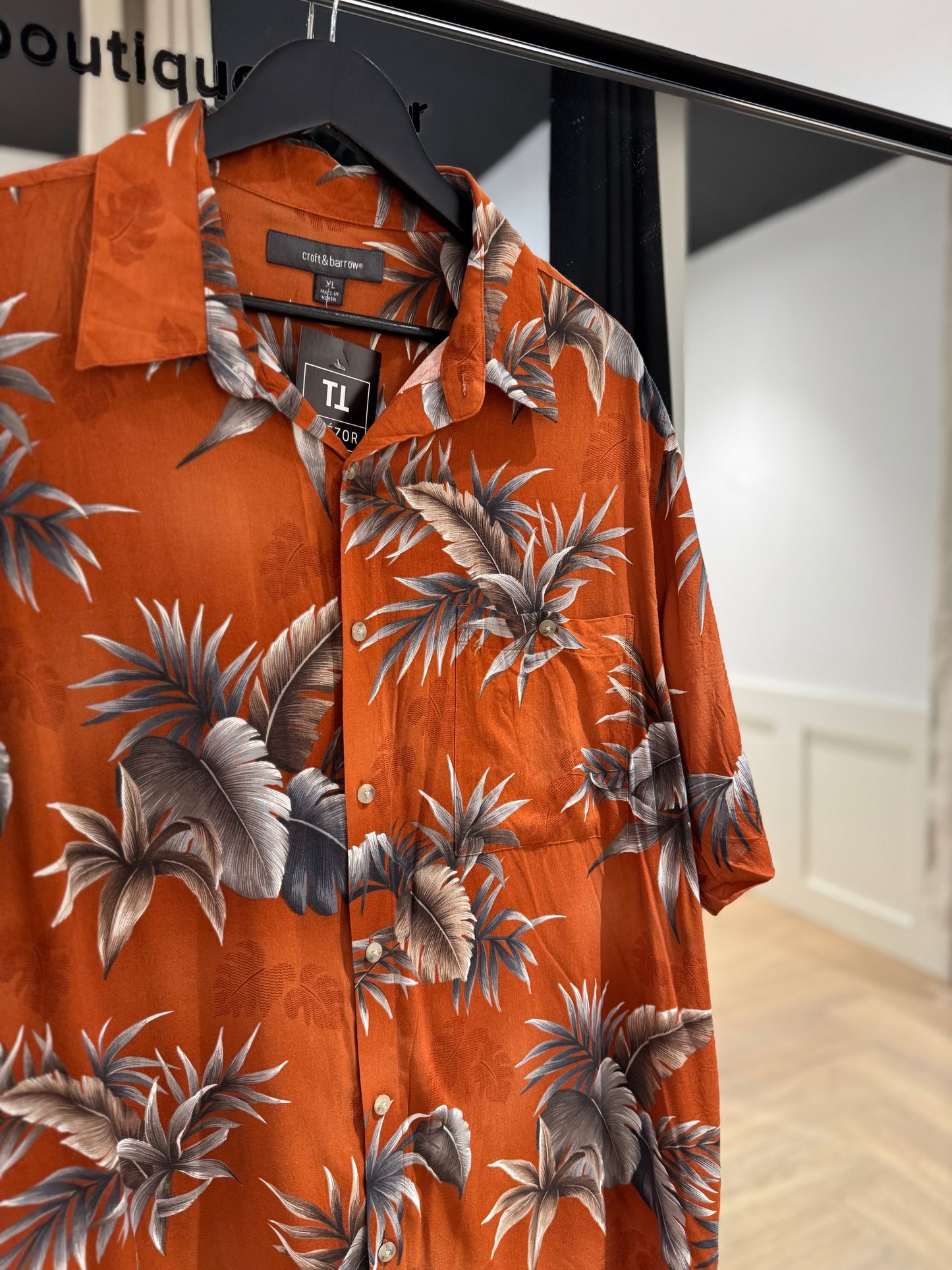 Chemise à motifs XL