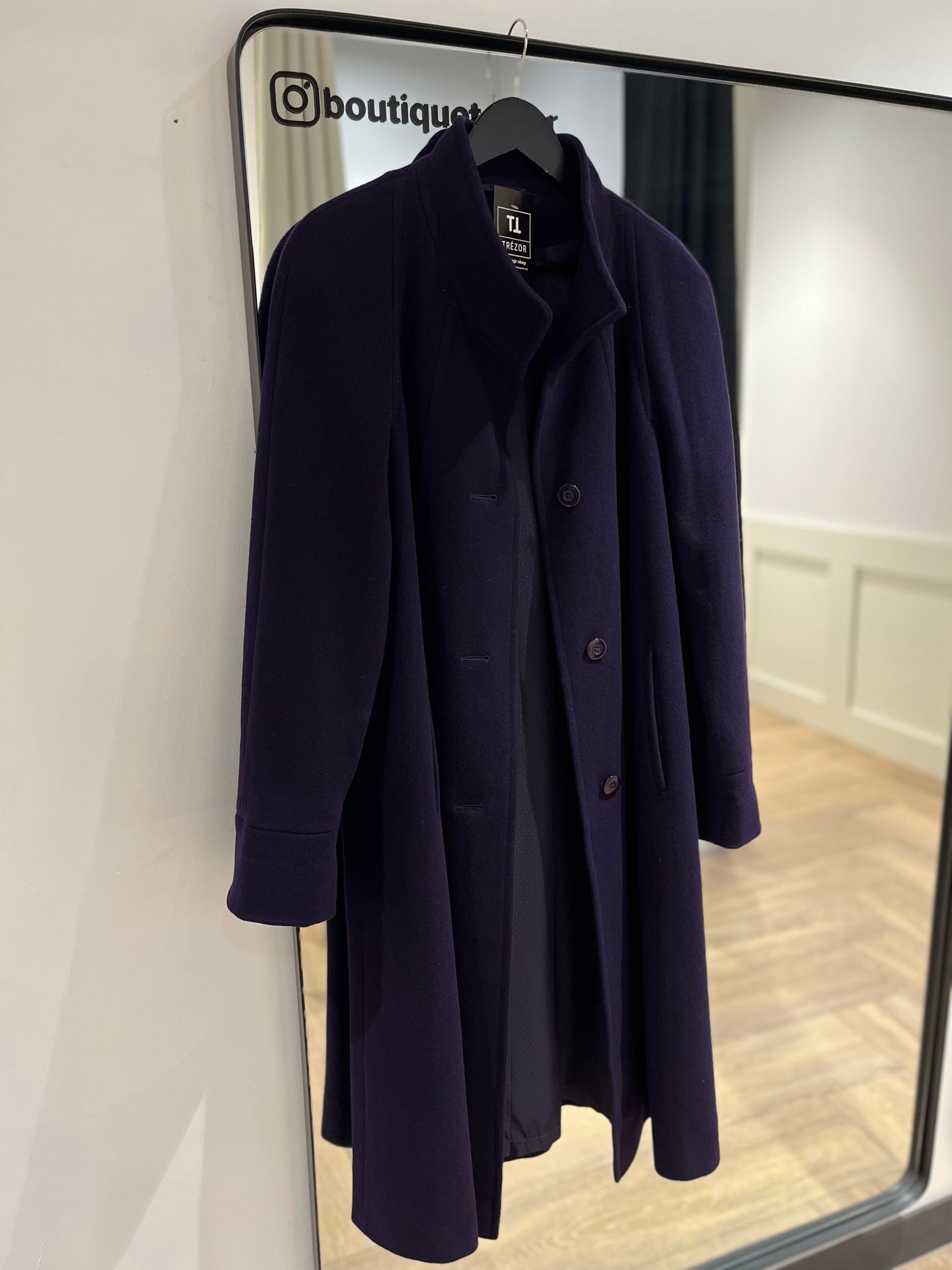 Manteau long en laine L