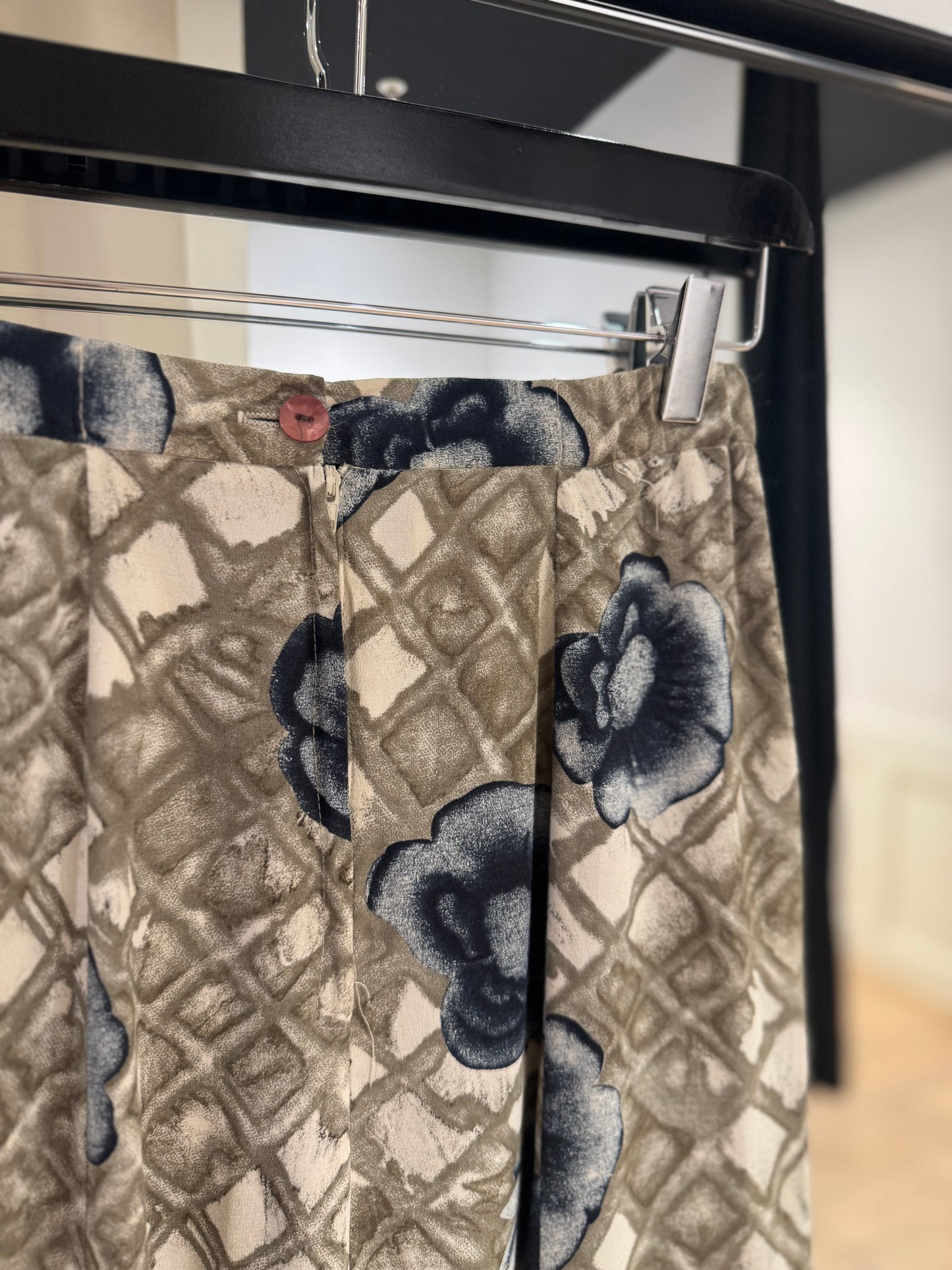 Jupe longue vintage à fleurs 34