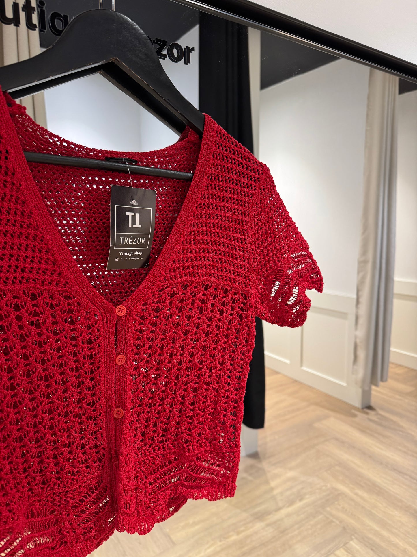 Gilet en crochet S