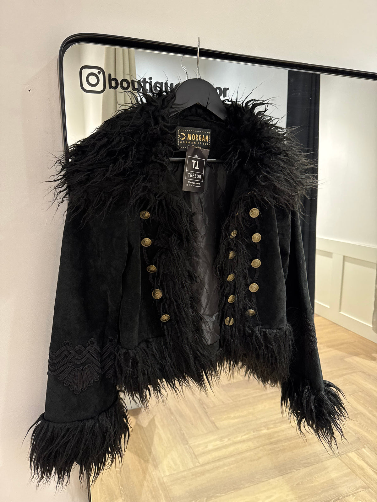Veste à franges XS