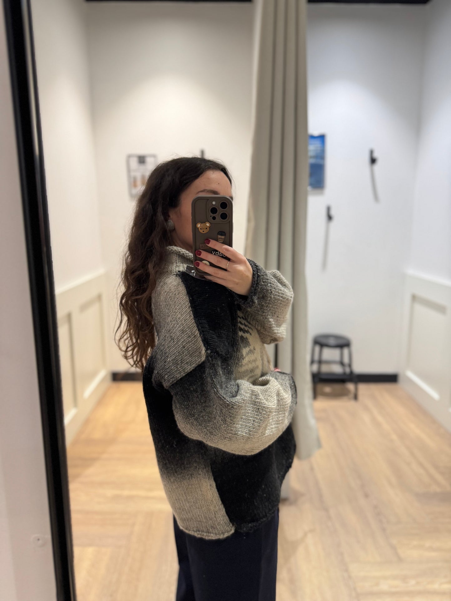 Pull d’hiver vintage S
