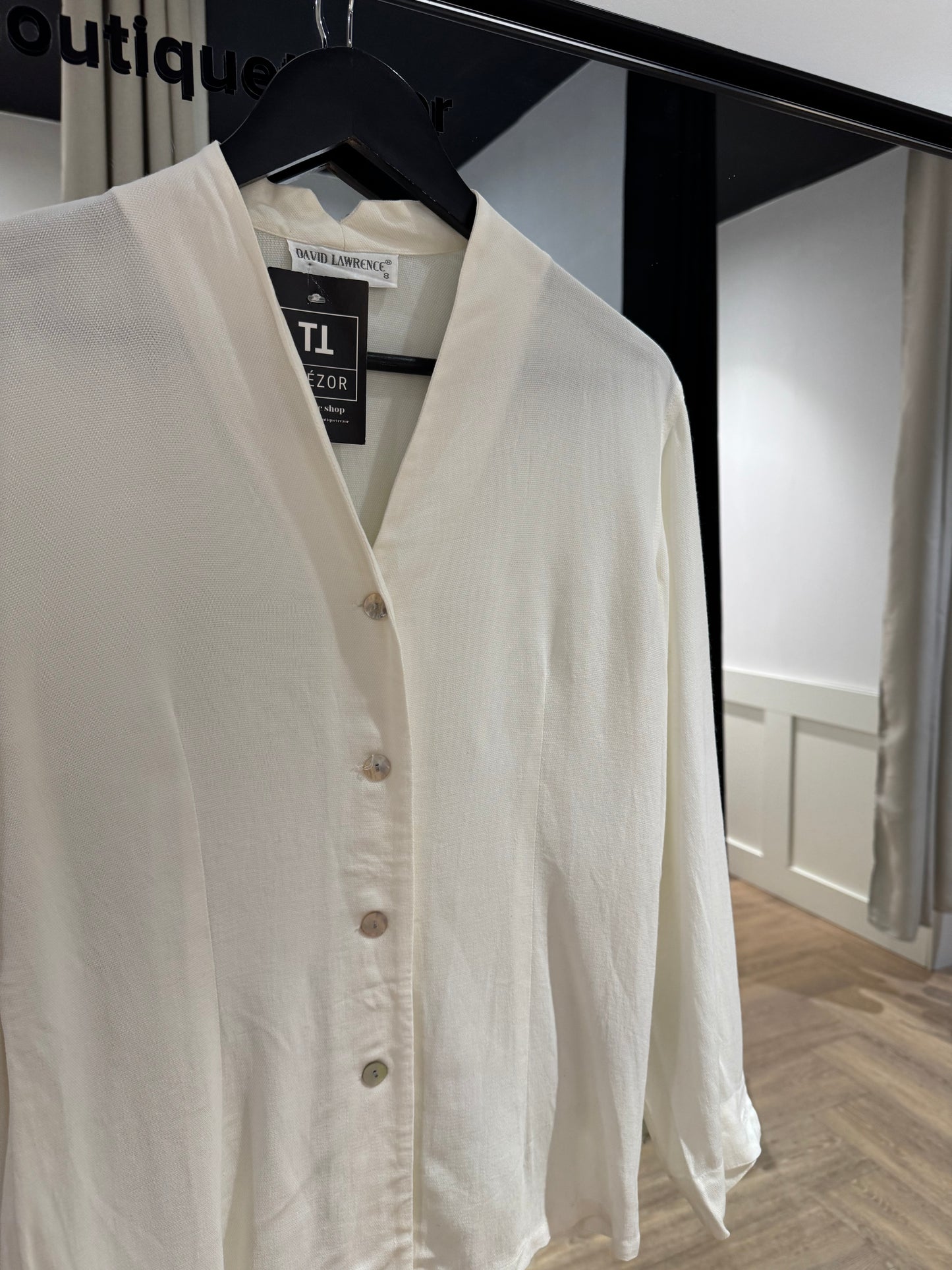 Blouse fluide écrue M