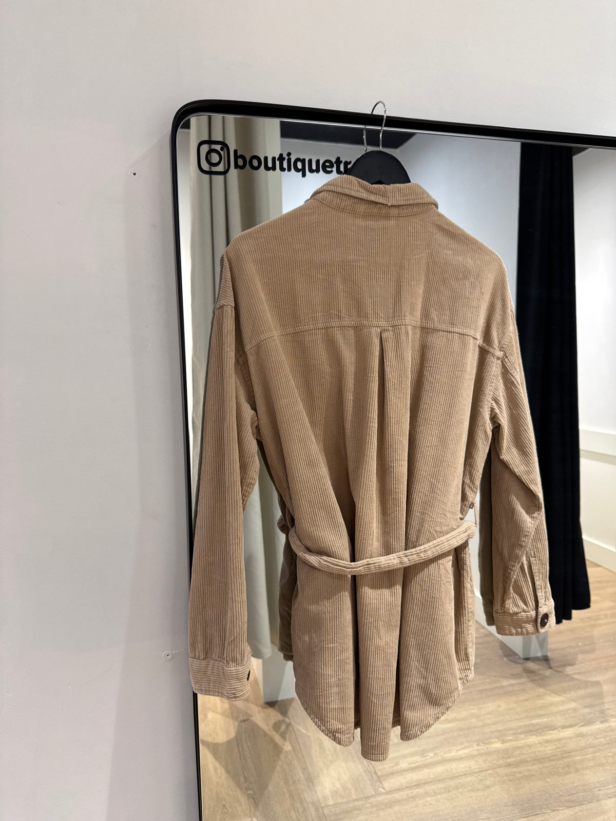 Veste en velours côtelé XL
