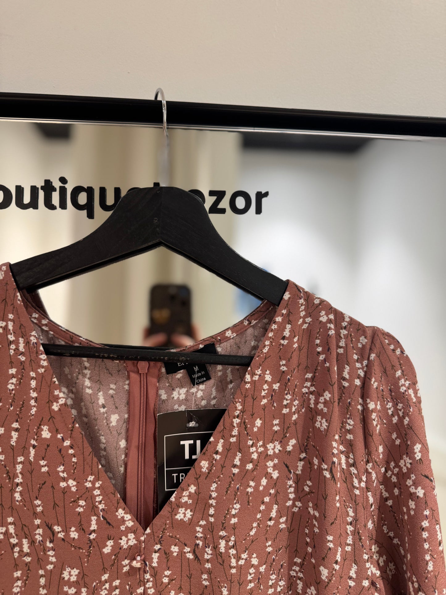 Robe longue à motifs M