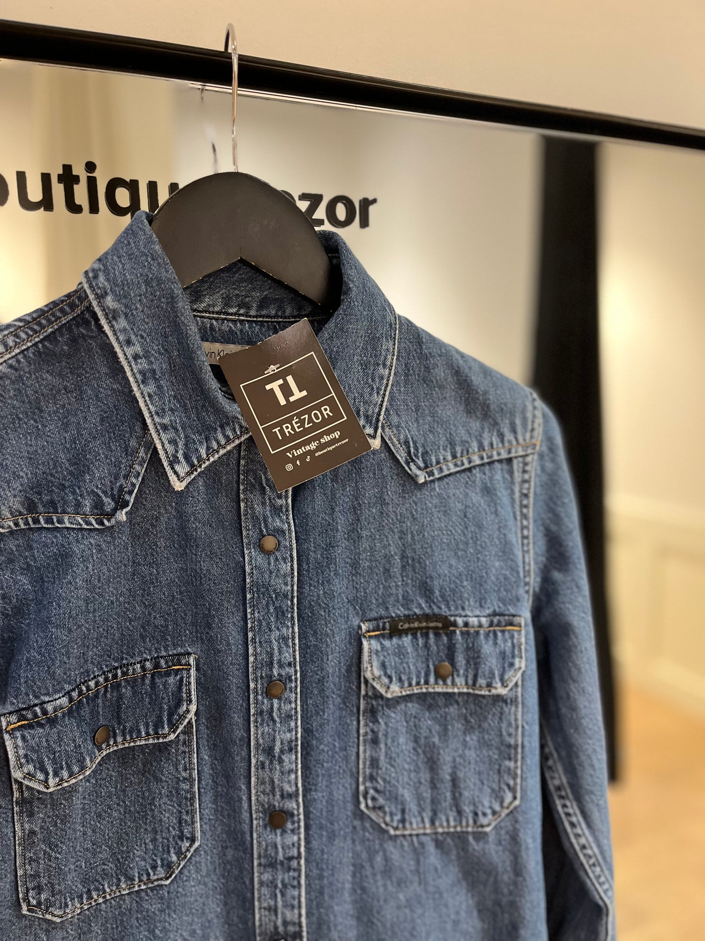 Chemise en jean Calvin Klein XS