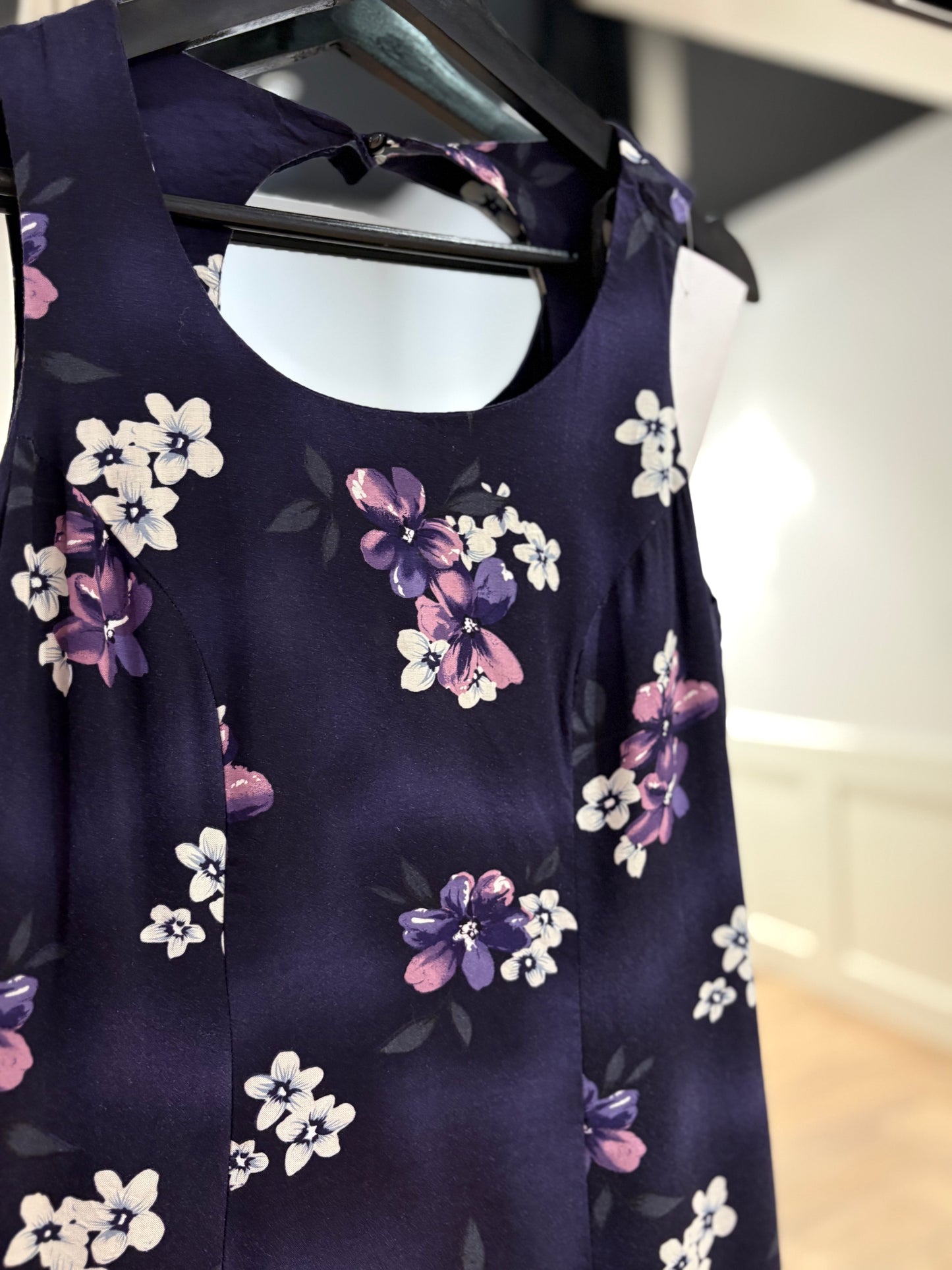 Robe longue à fleurs S