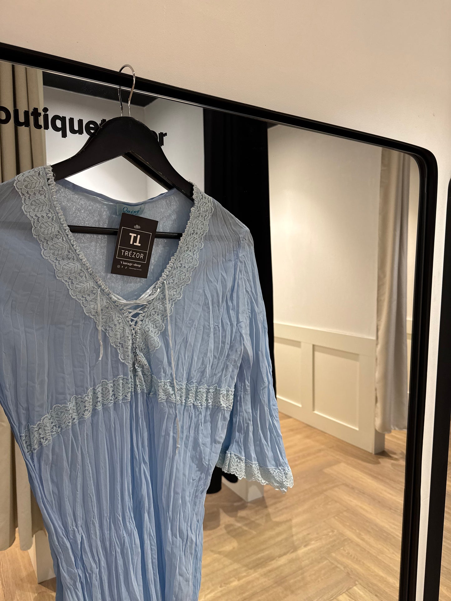 Blouse à dentelle Y2K M