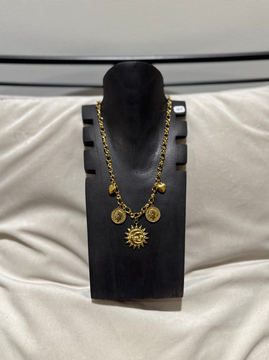 Collier à breloques en acier inoxydable