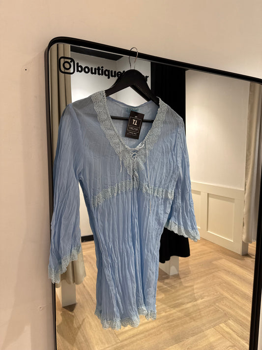 Blouse à dentelle Y2K M