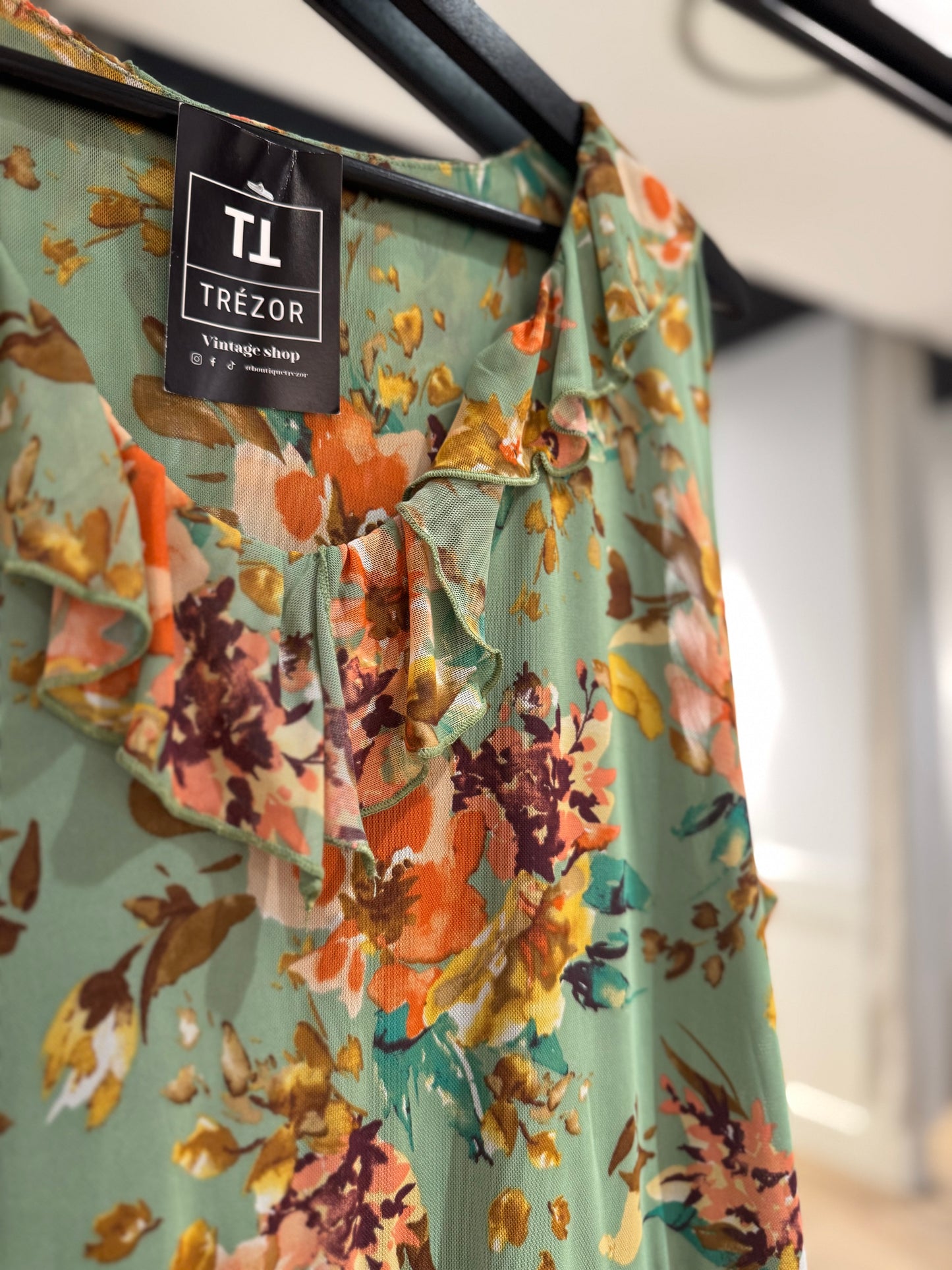 Robe longue d’été à motifs XXL