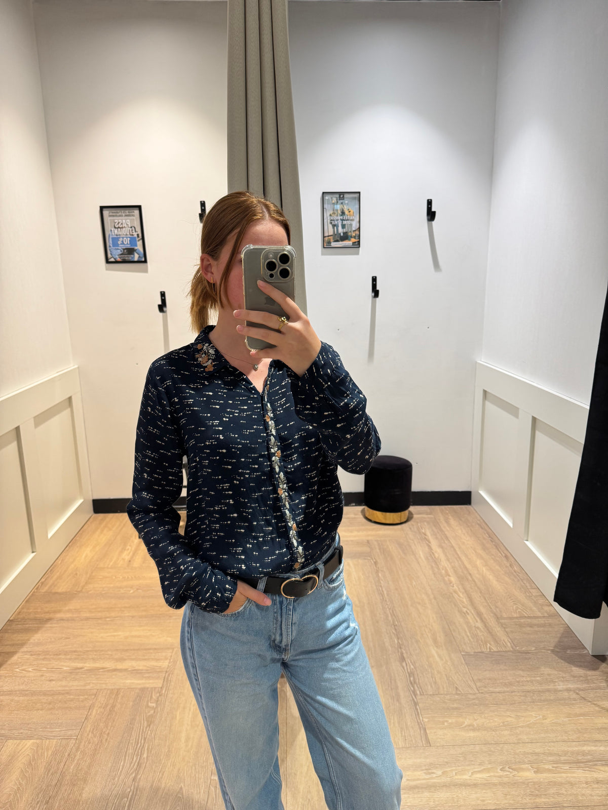 Blouse à motifs M