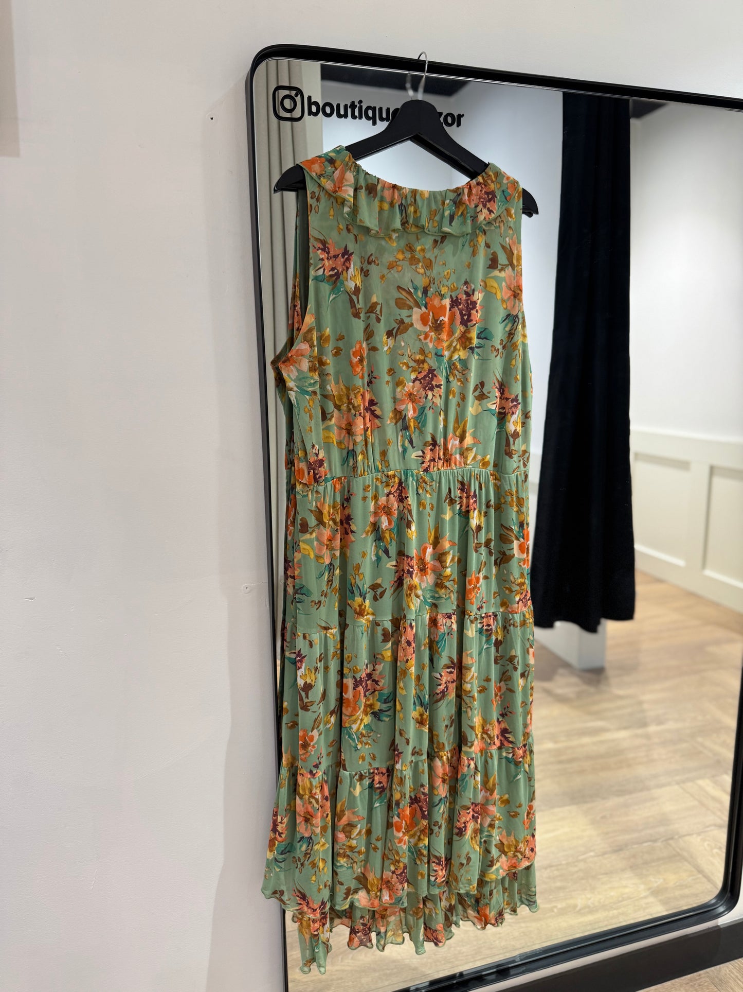 Robe longue d’été à motifs XXL