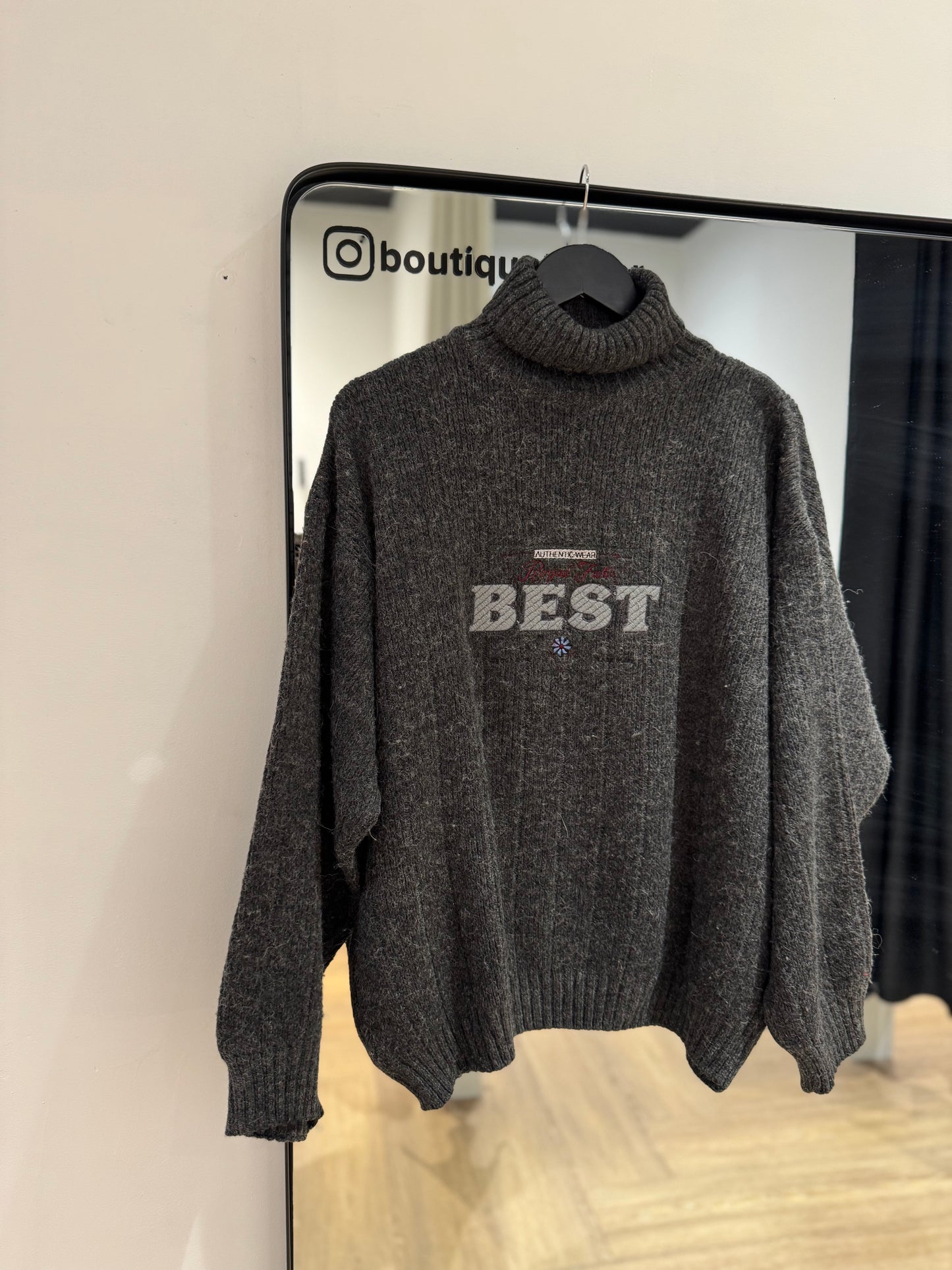 Pull d’hiver vintage S