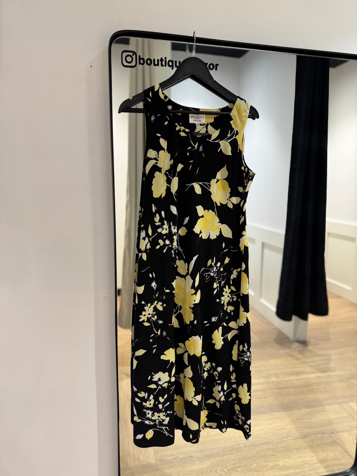 Robe longue à fleurs S