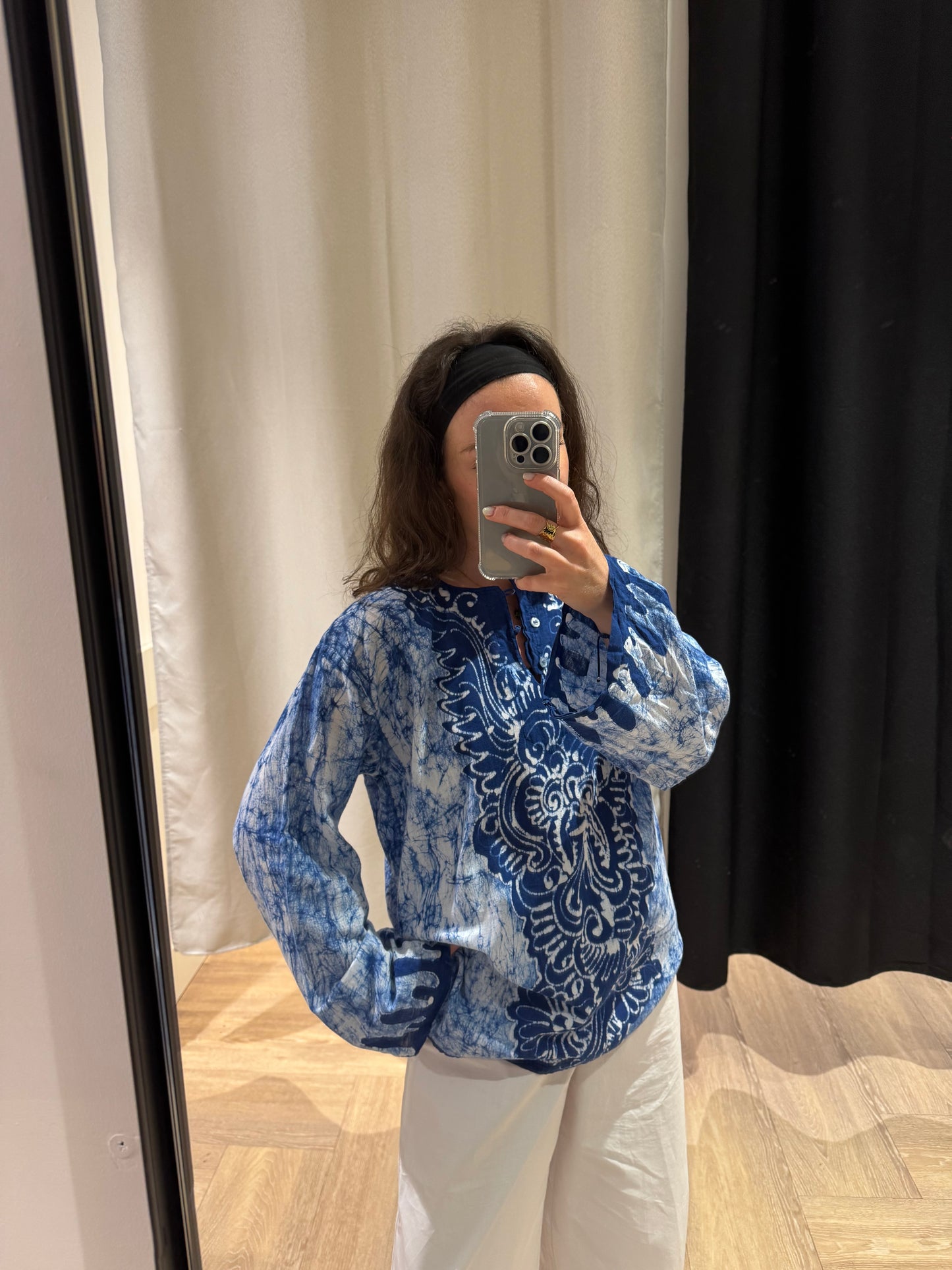 Blouse légère à motifs S