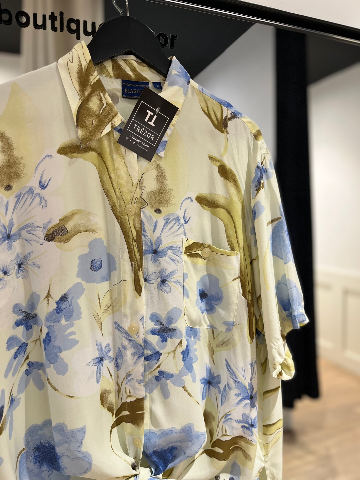 Blouse à fleurs 2XL