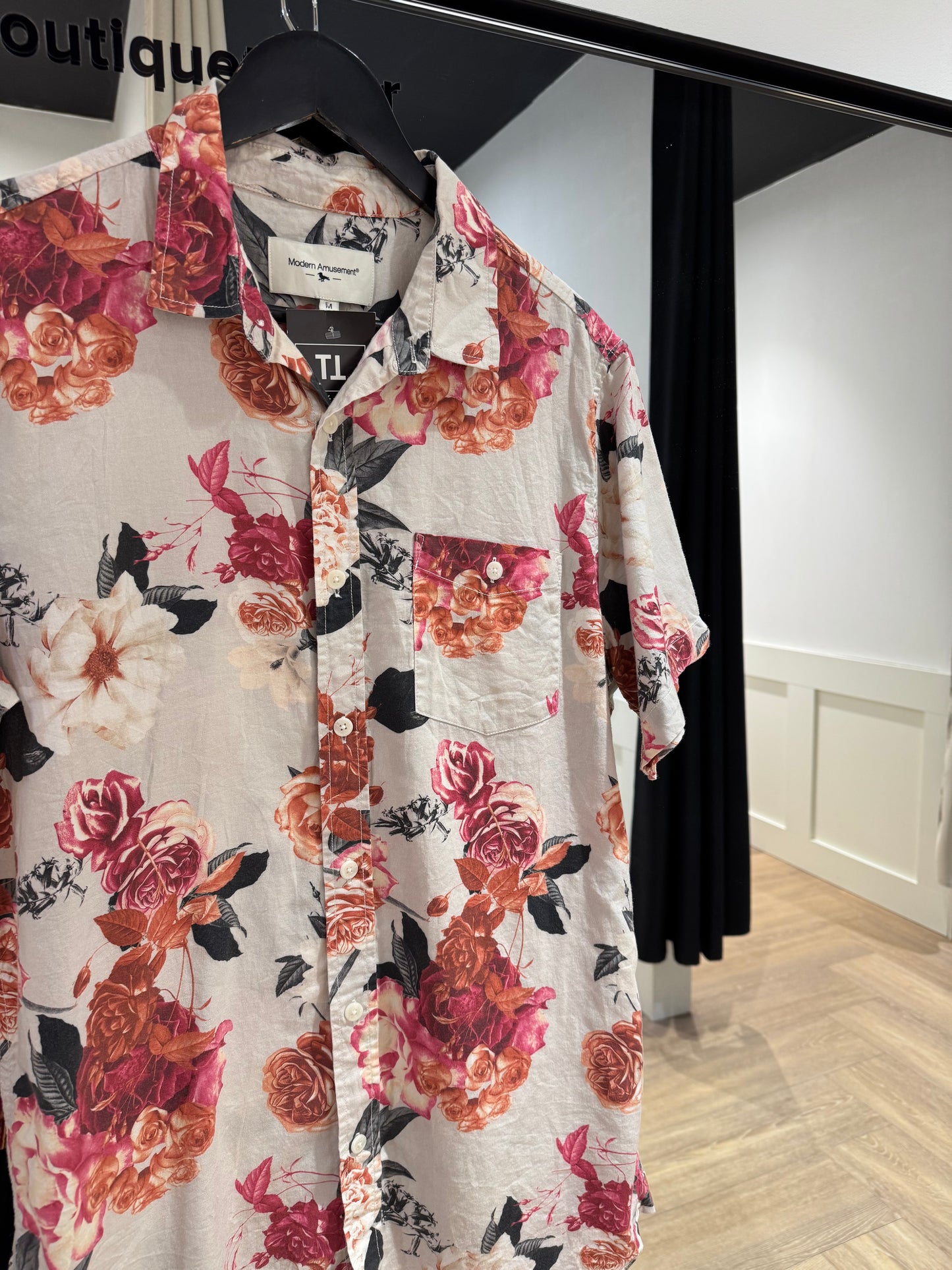Chemise d’été à fleurs Homme M