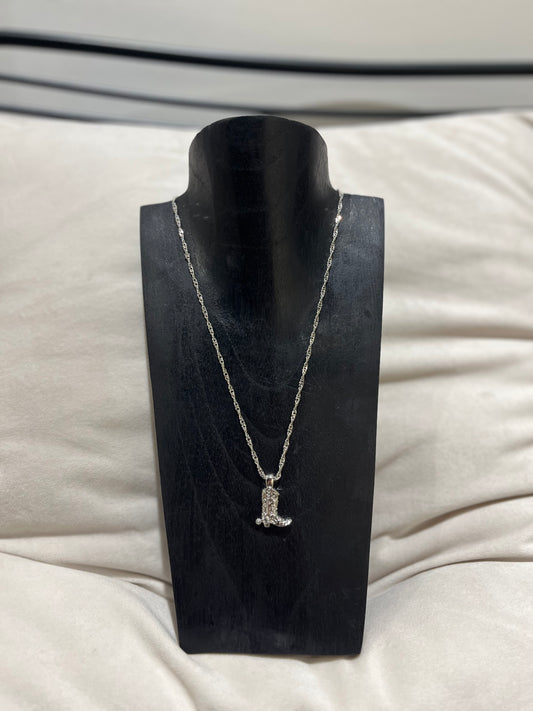 Collier santiag argenté