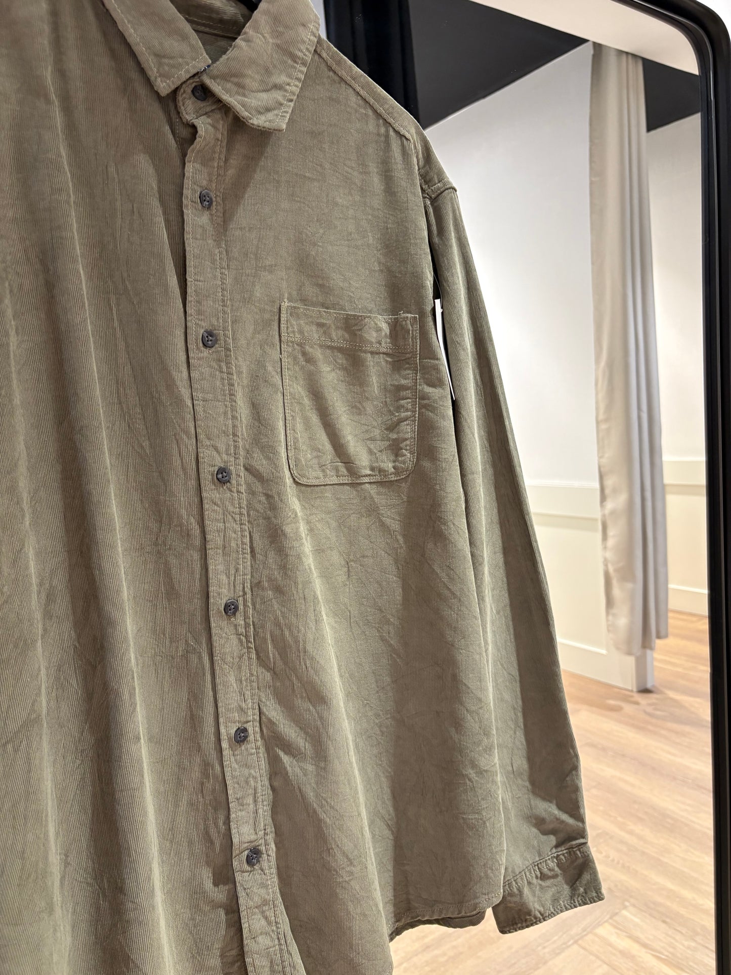 Chemise en velours Homme XL
