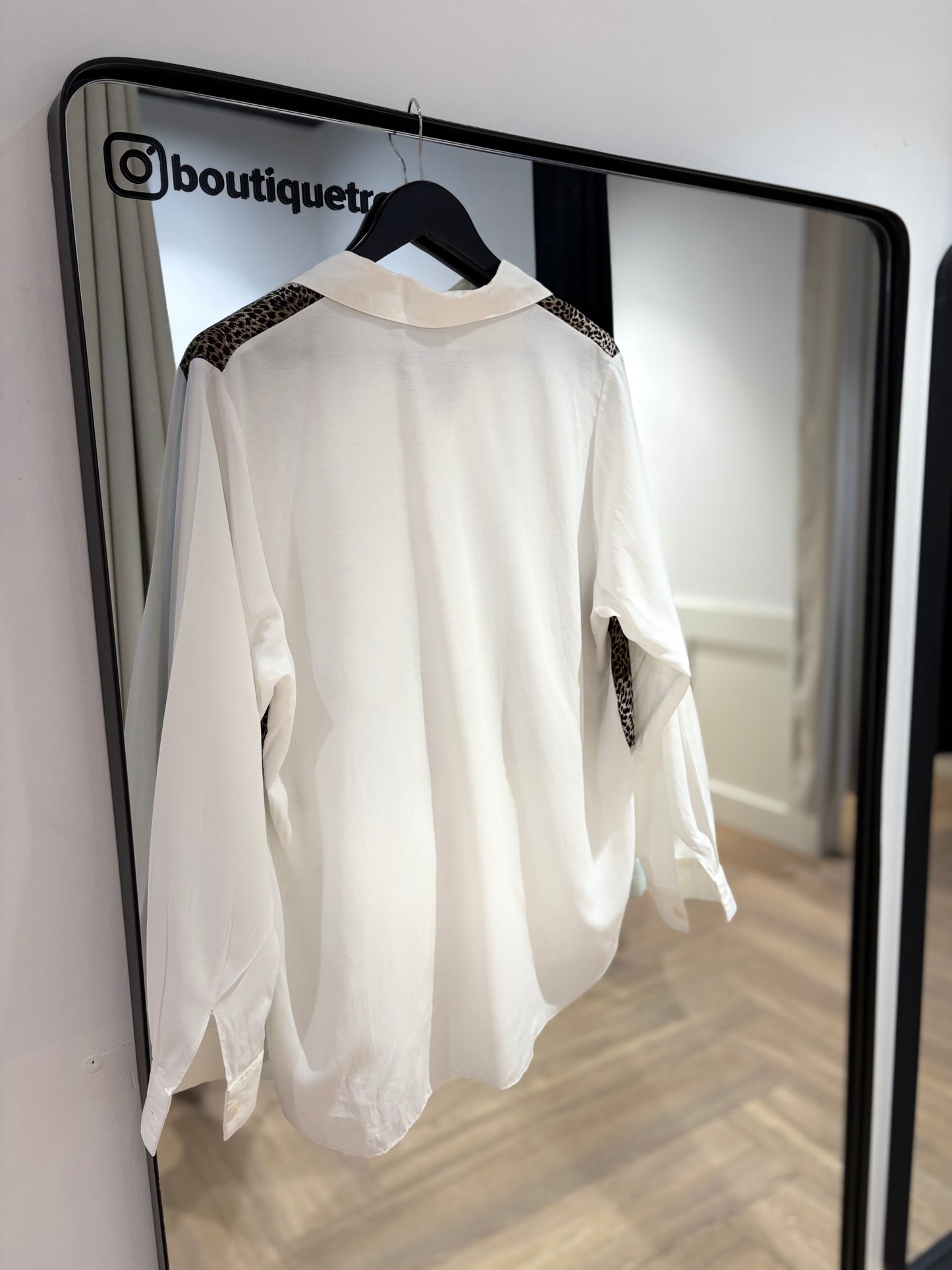 Blouse vintage léopard M