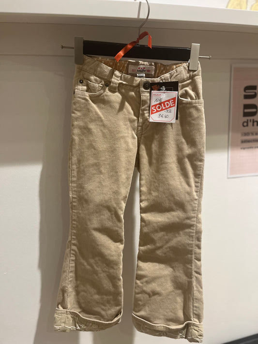 Pantalon en velours côtelé enfant 4 ans