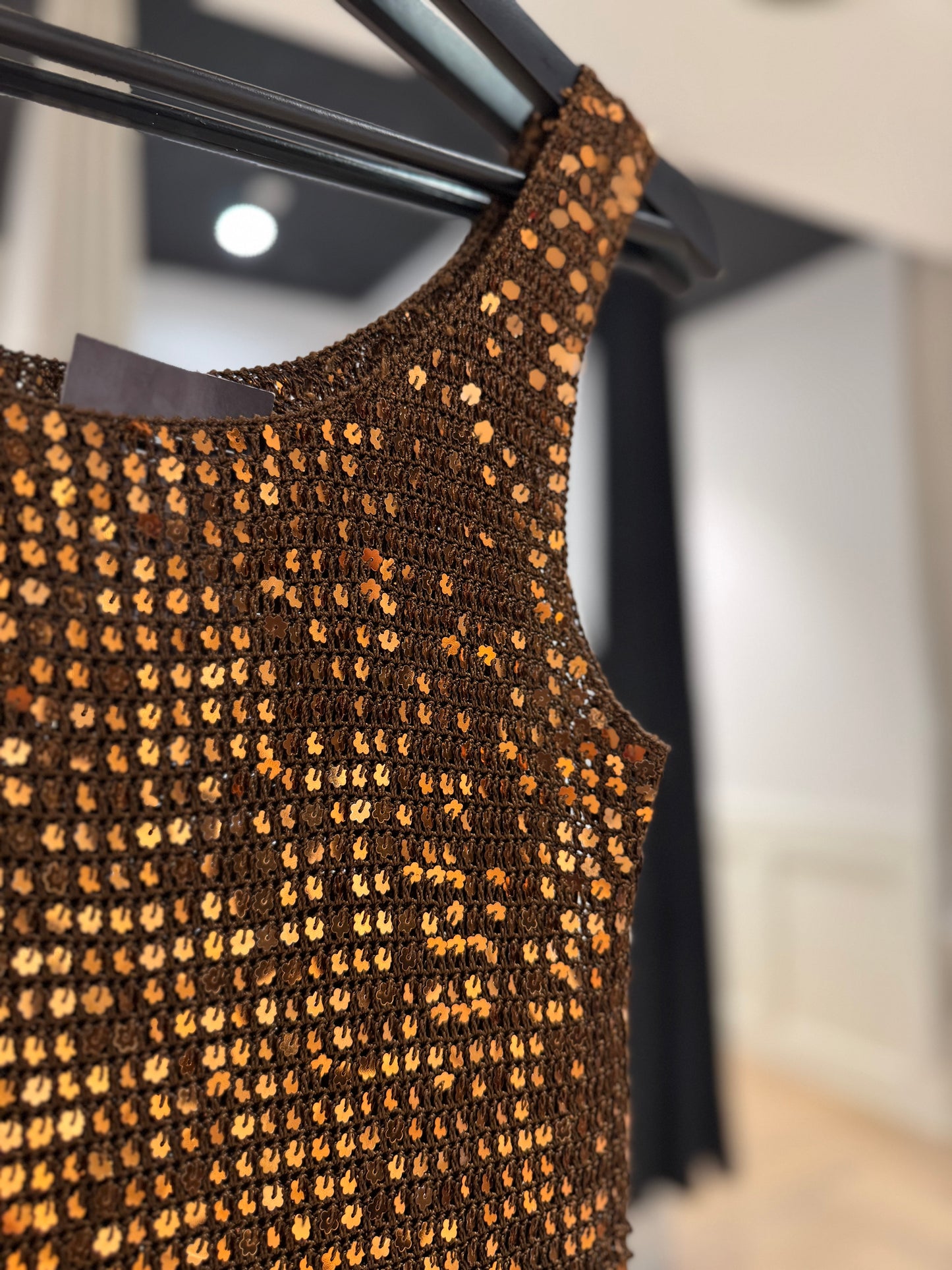 Débardeur à sequins S