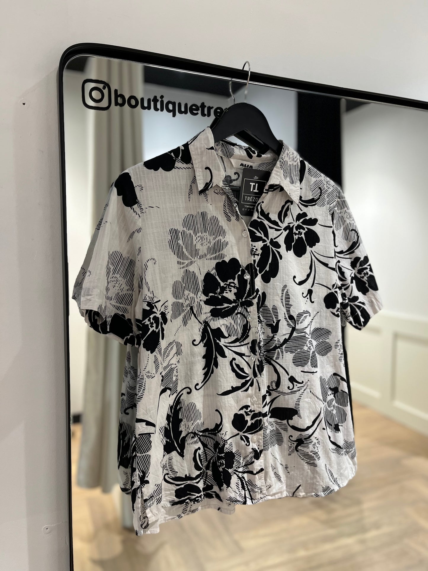 Chemisier à fleurs M/L