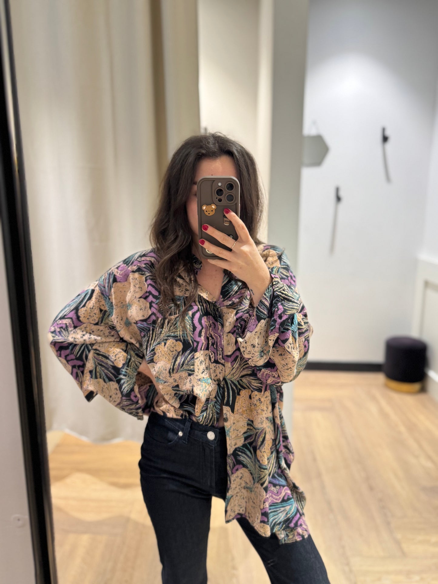 Blouse vintage à motifs 90’s XXL