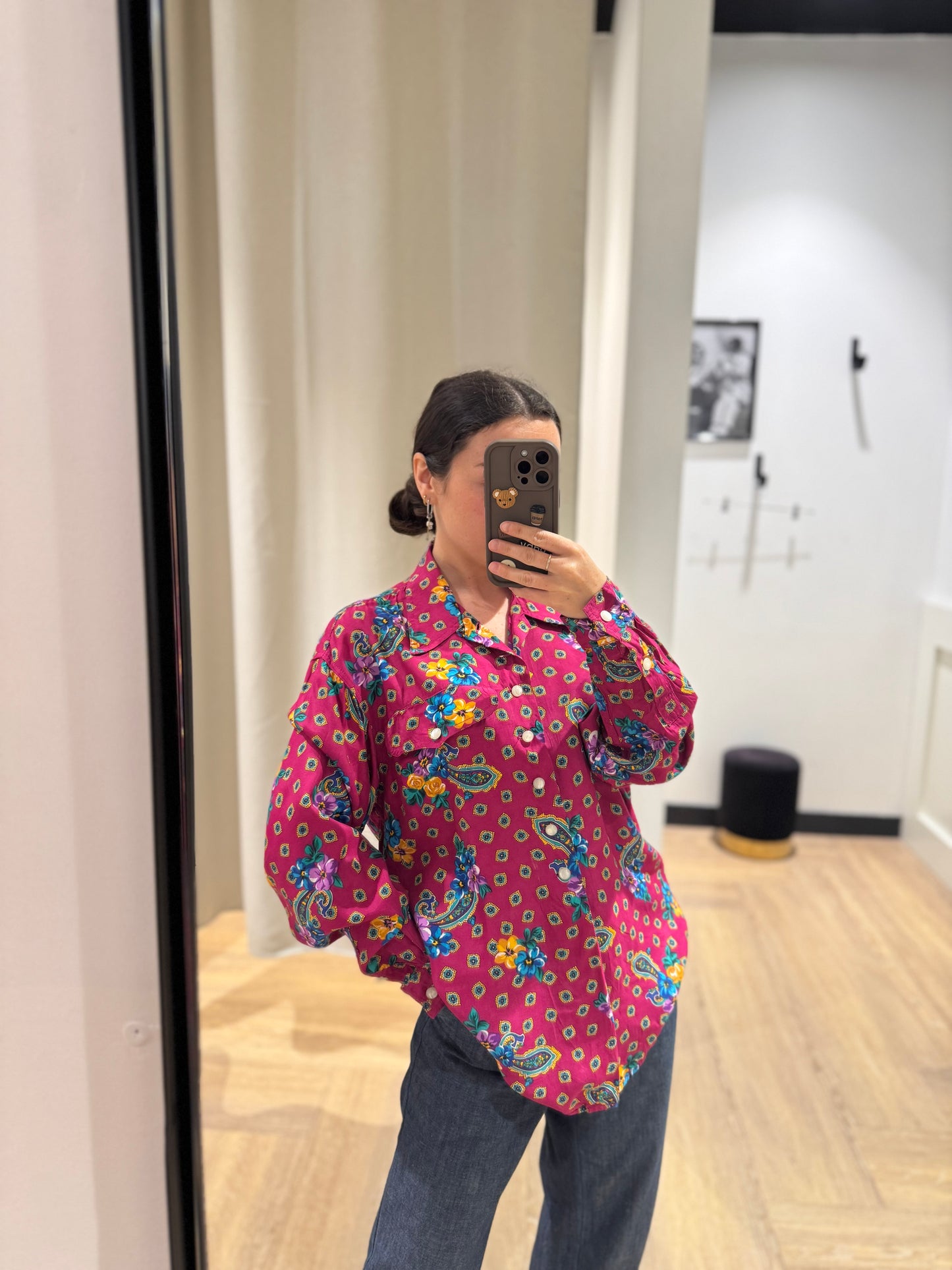 Blouse à motifs S/M