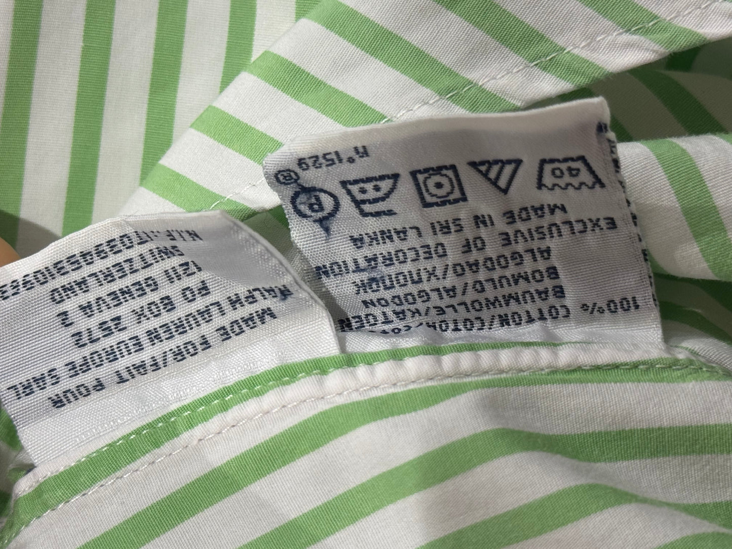 Chemise Ralph Lauren à rayures M