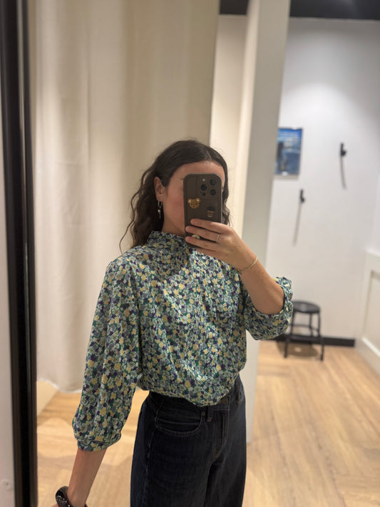 Blouse à fleurs M