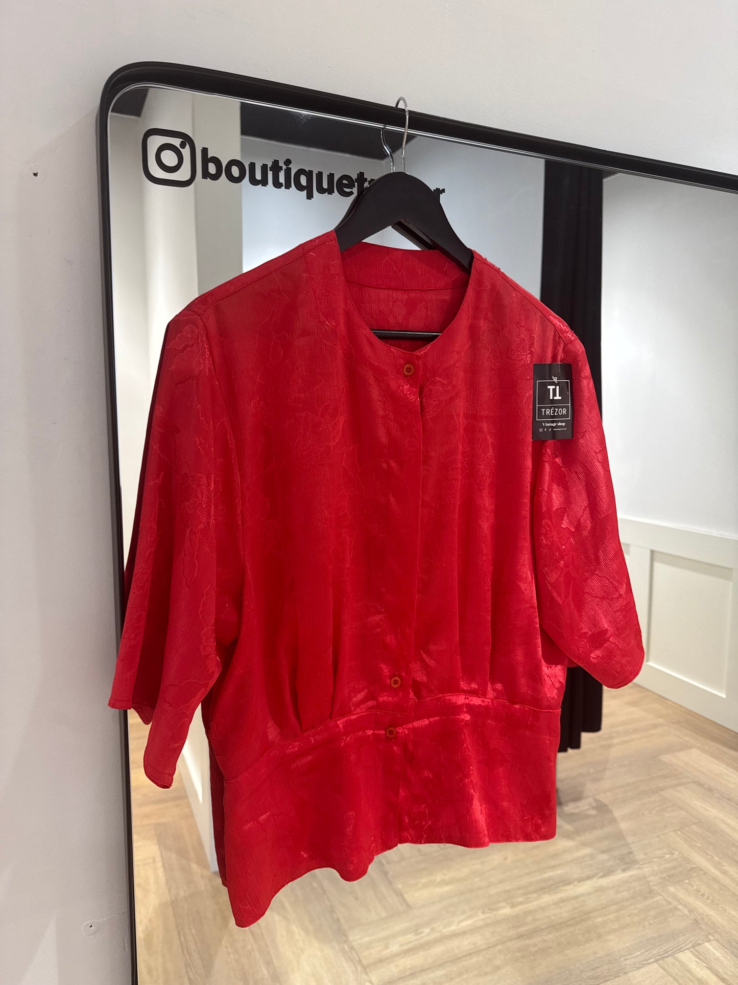 Blouse vintage à motifs L