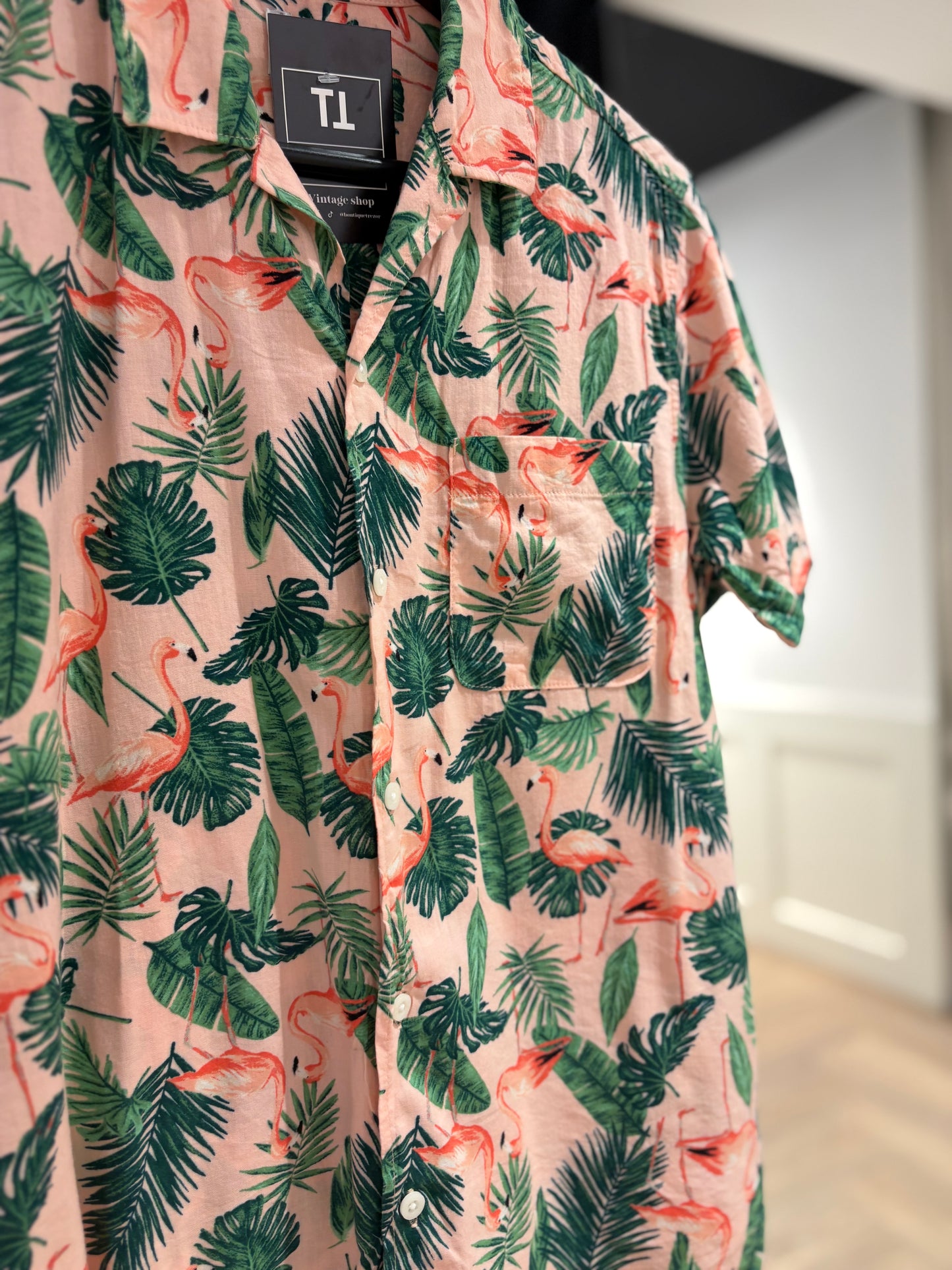 Chemise d’été hawaïenne homme XS