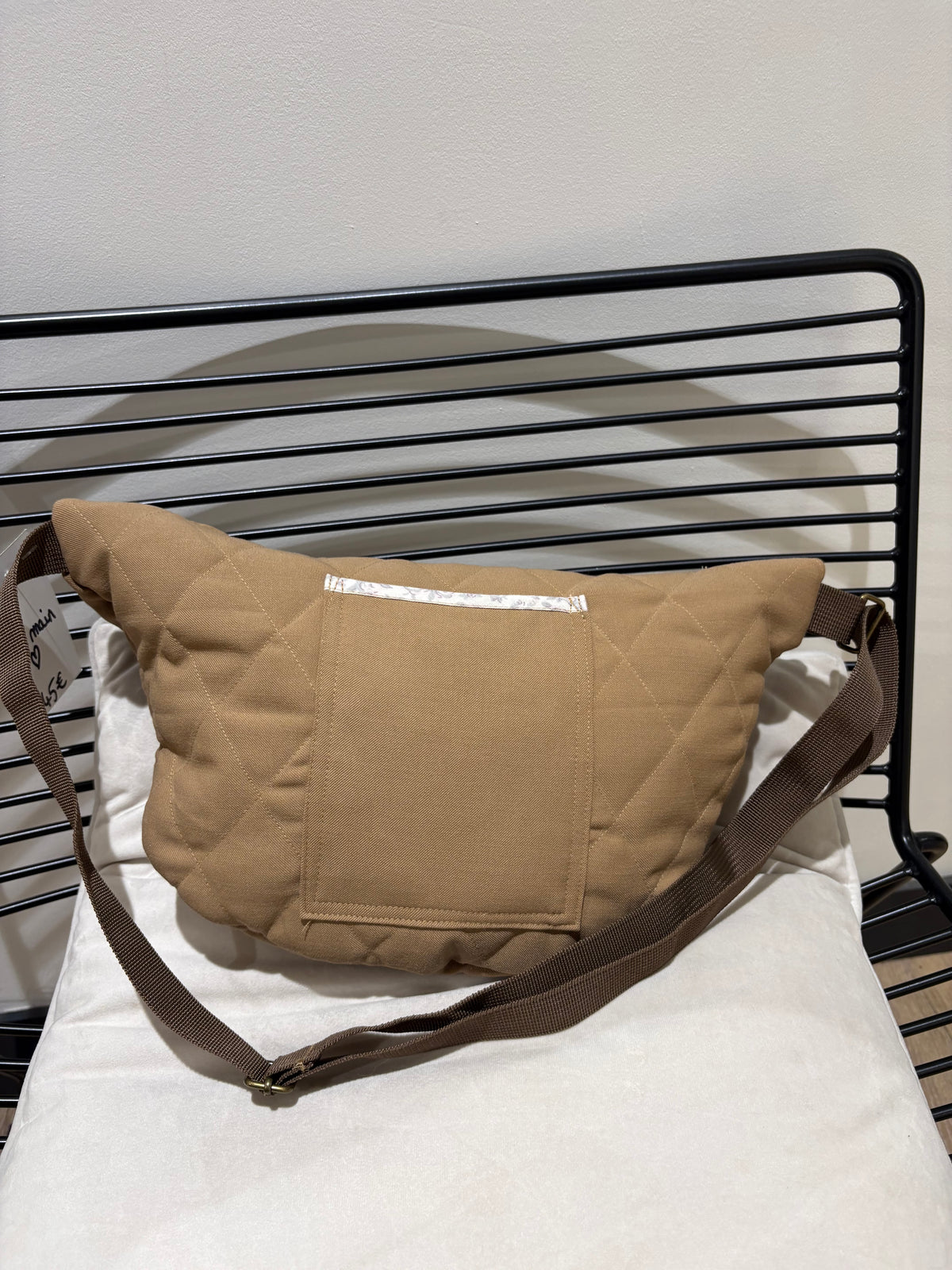 Sac banane fait main grand format