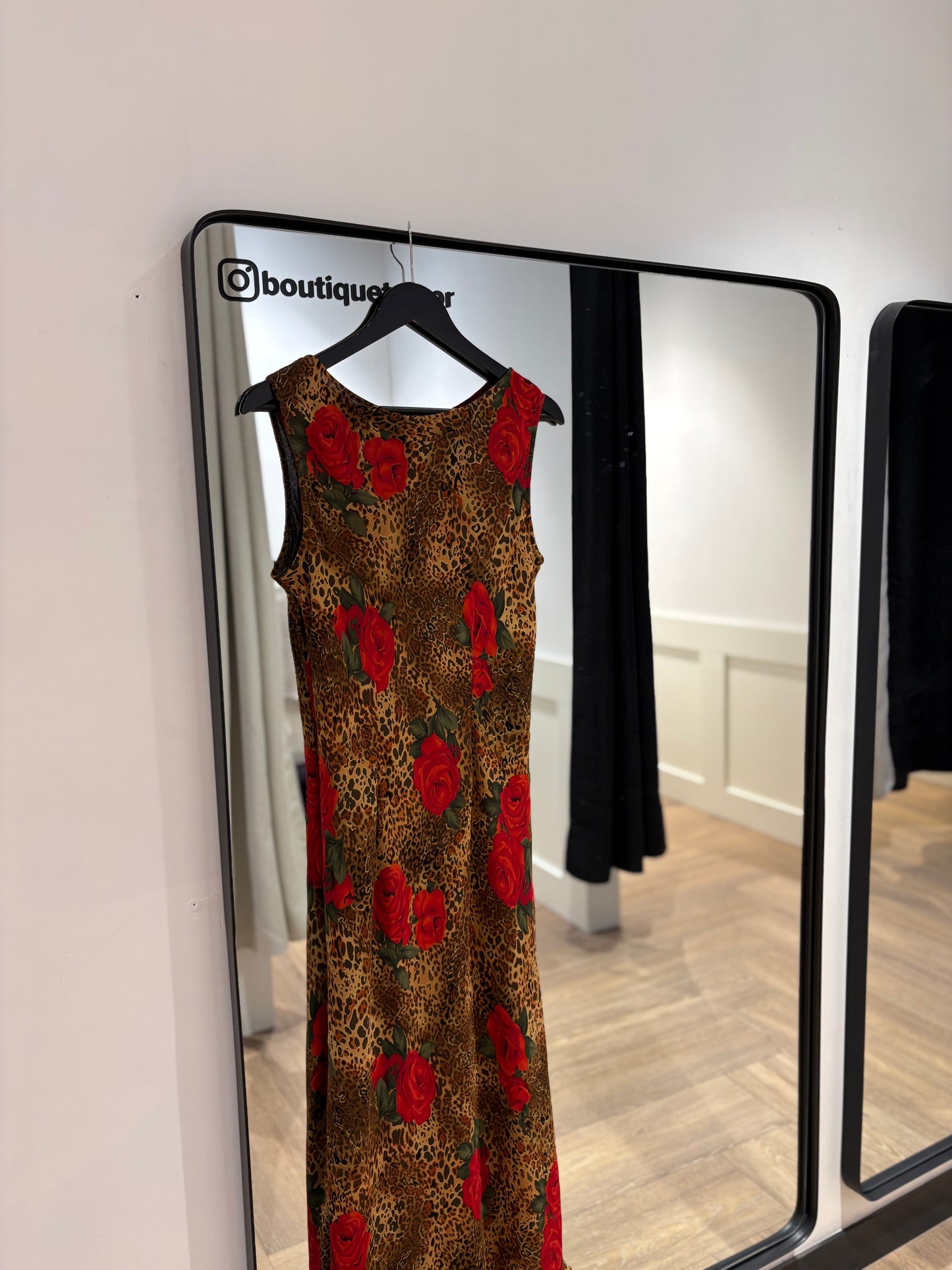 Robe longue vintage léopard M/L