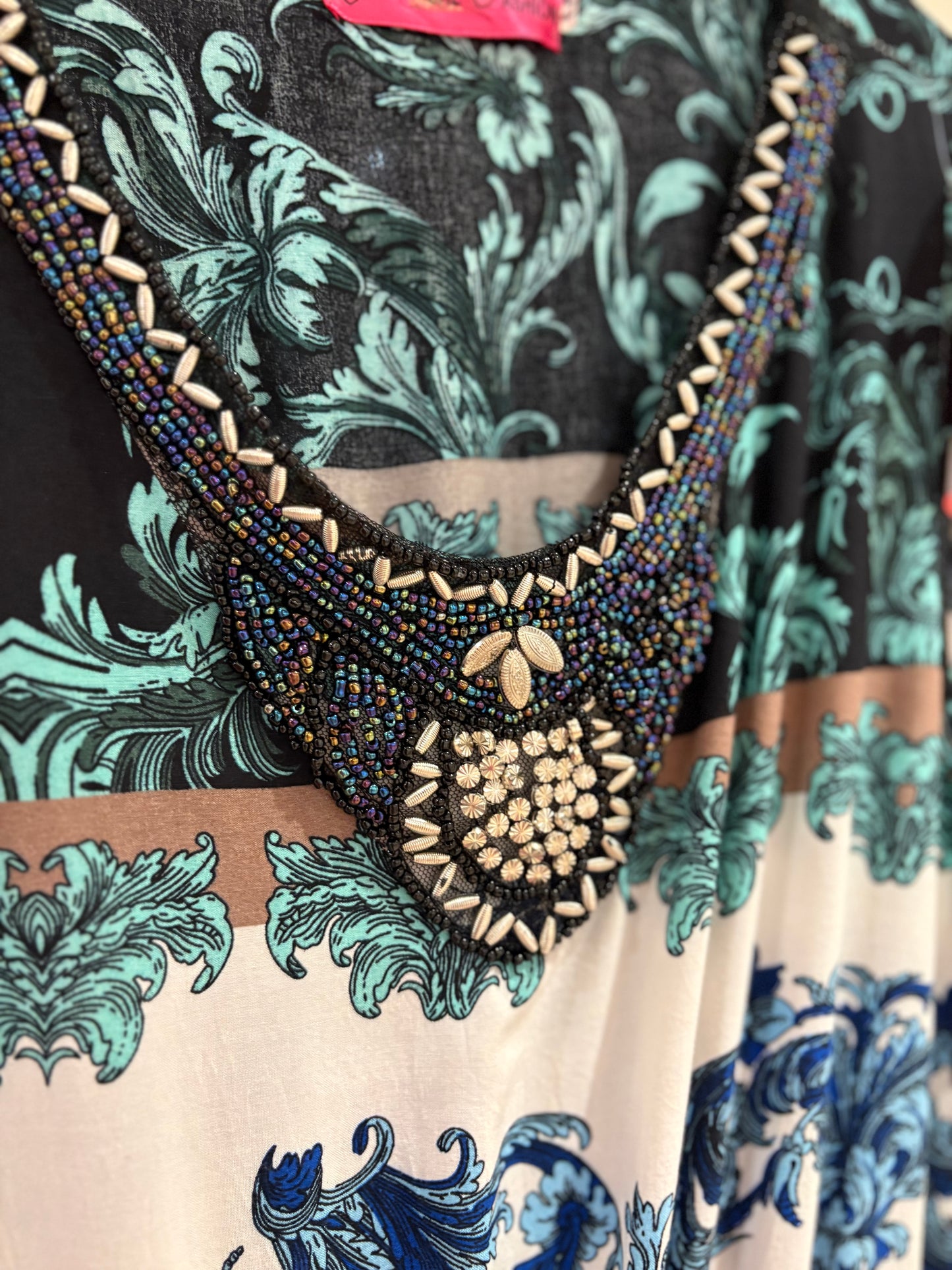 Robe longue à motifs S