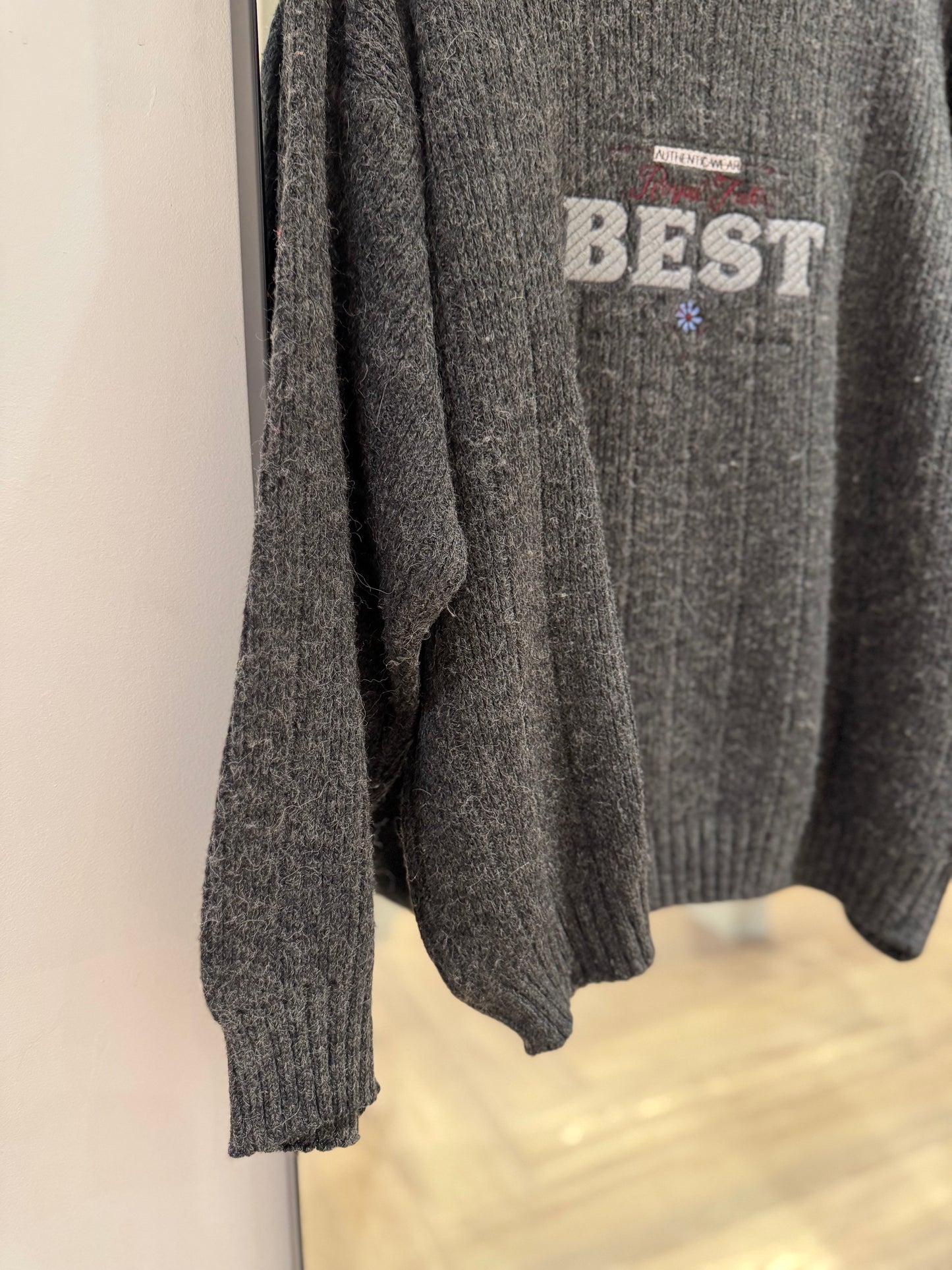 Pull d’hiver vintage S