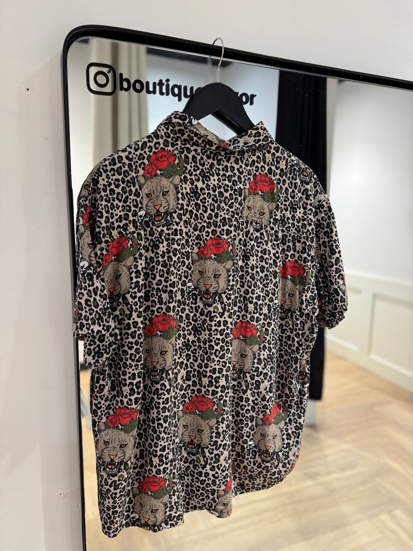 Chemise à motifs animaliers XL