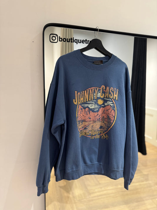 Sweat vintage Johnny Cash XL