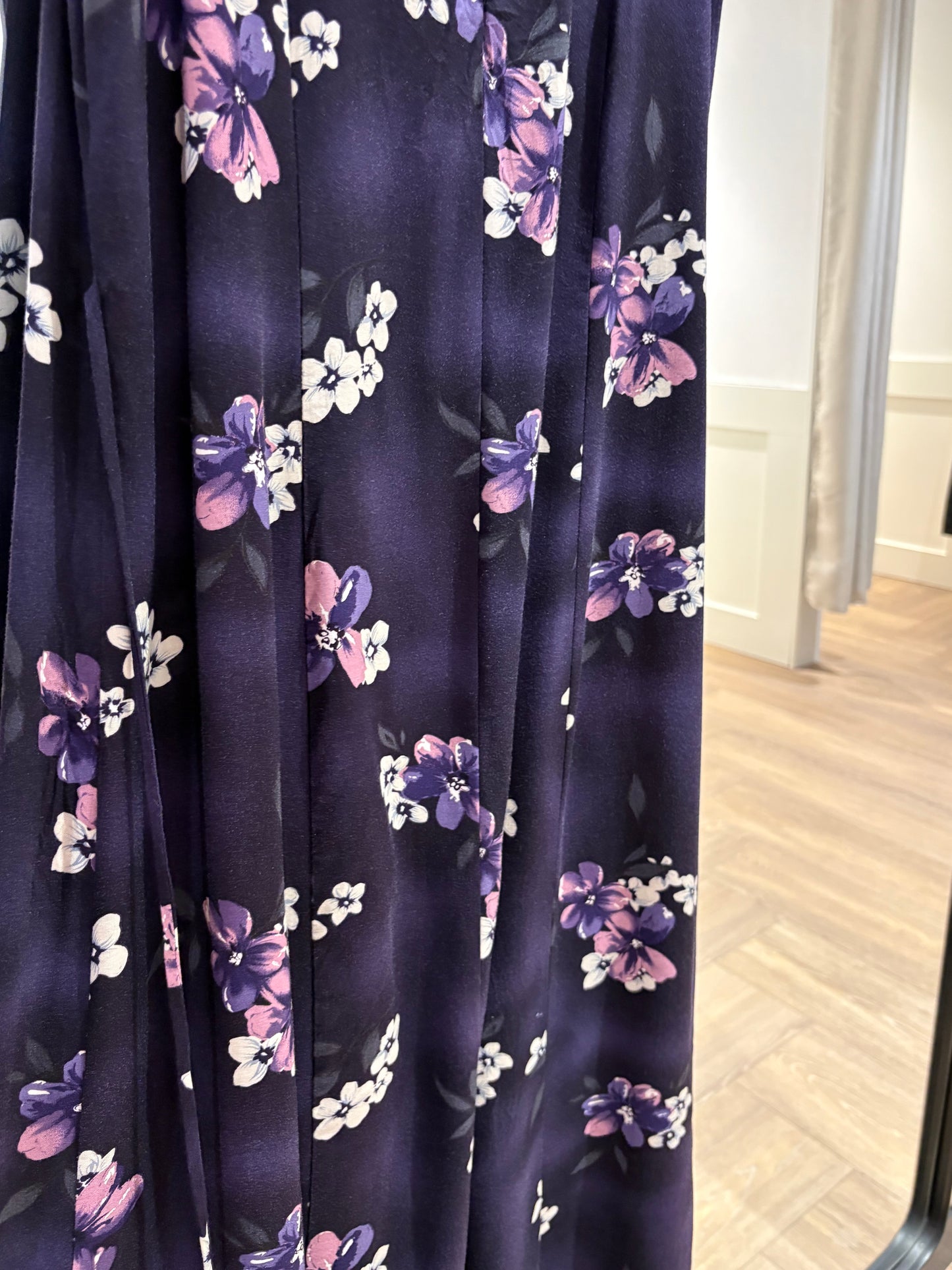 Robe longue à fleurs S
